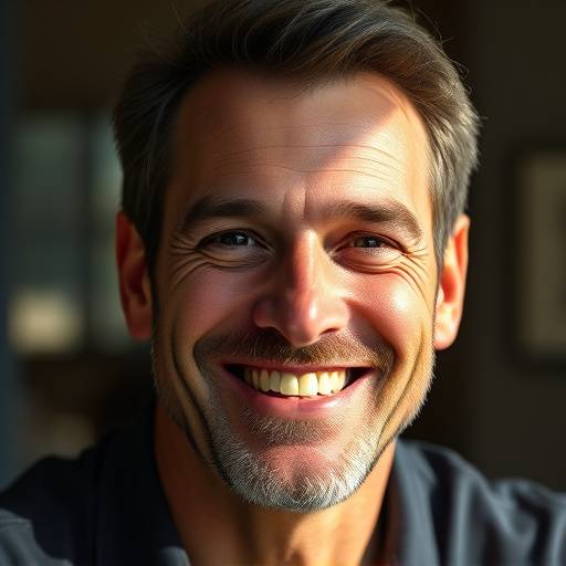Foto de Gustavo Oliveira sorrindo